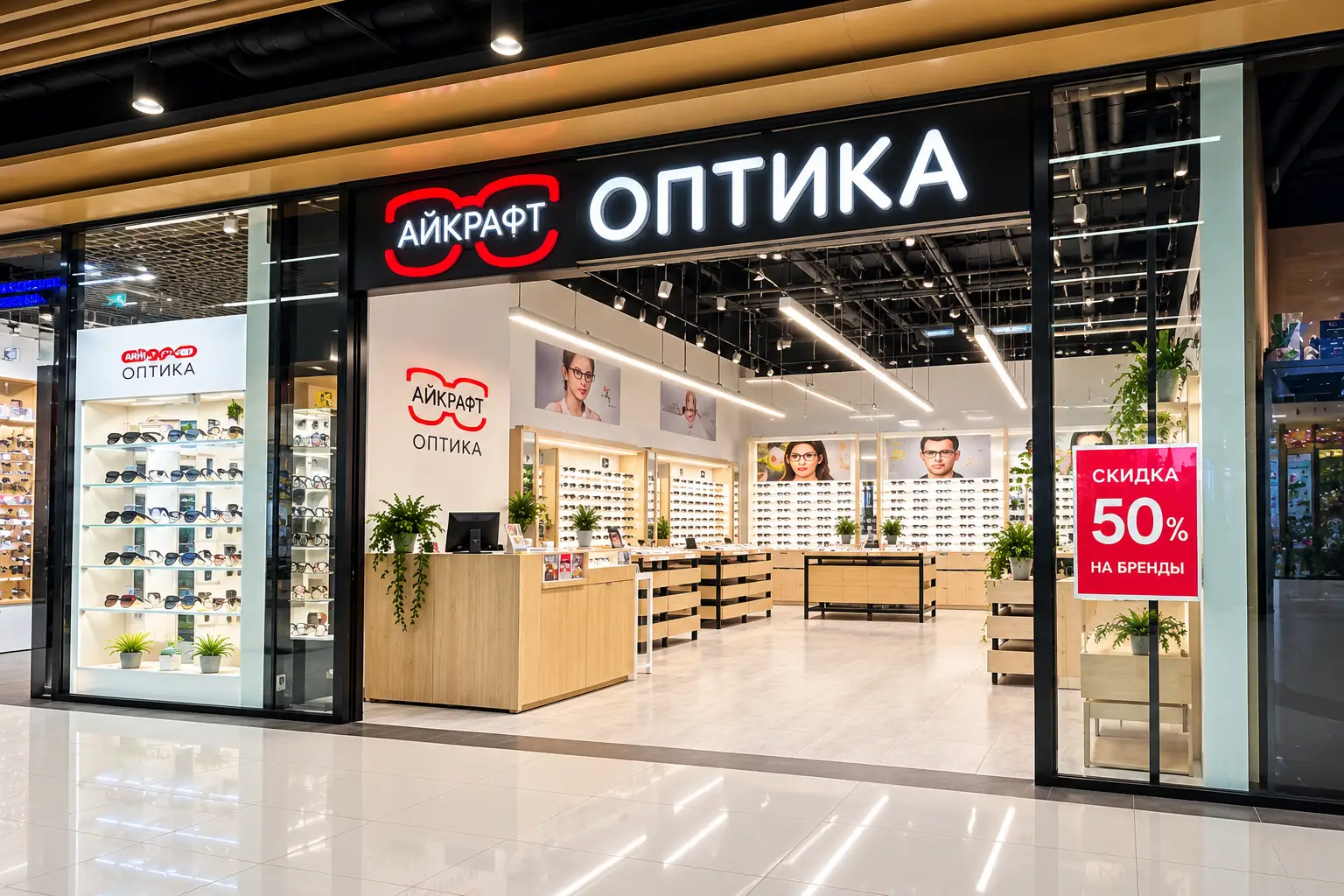 Открытие «Айкрафт Оптика»